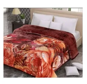 6x6 Double Face Think Warm Woolen Blanket -(Prints Varies)