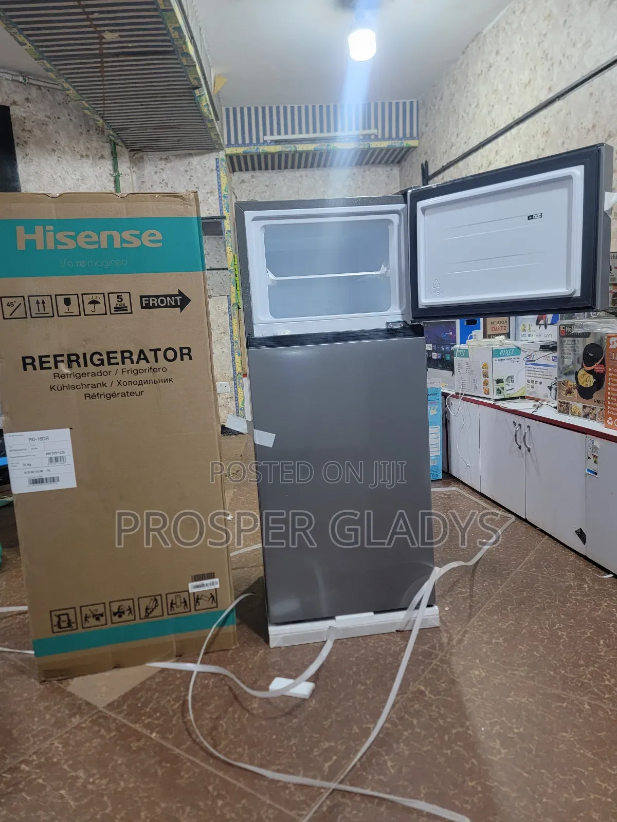 160 Litres Hisense Refrigerator Double Door.