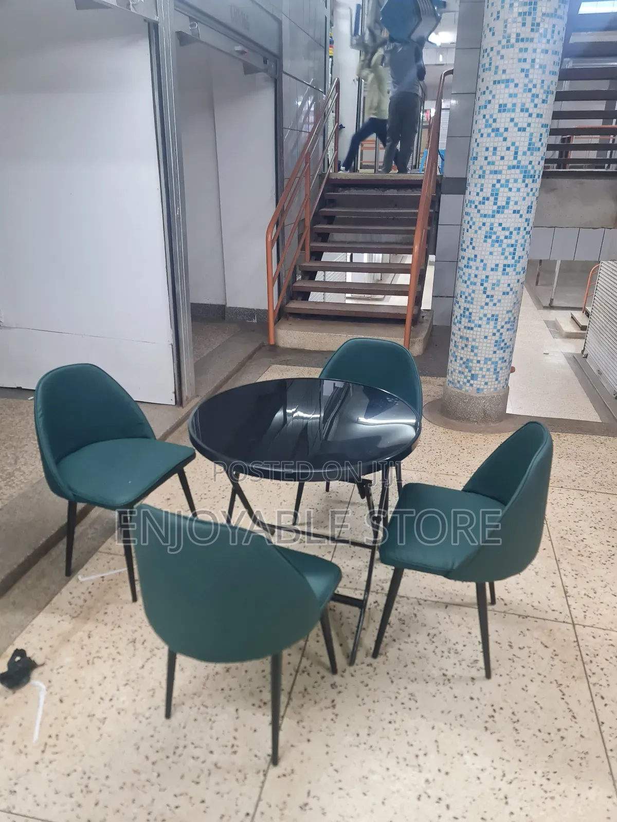 Executive Dining Chairs and Foldable Table Set