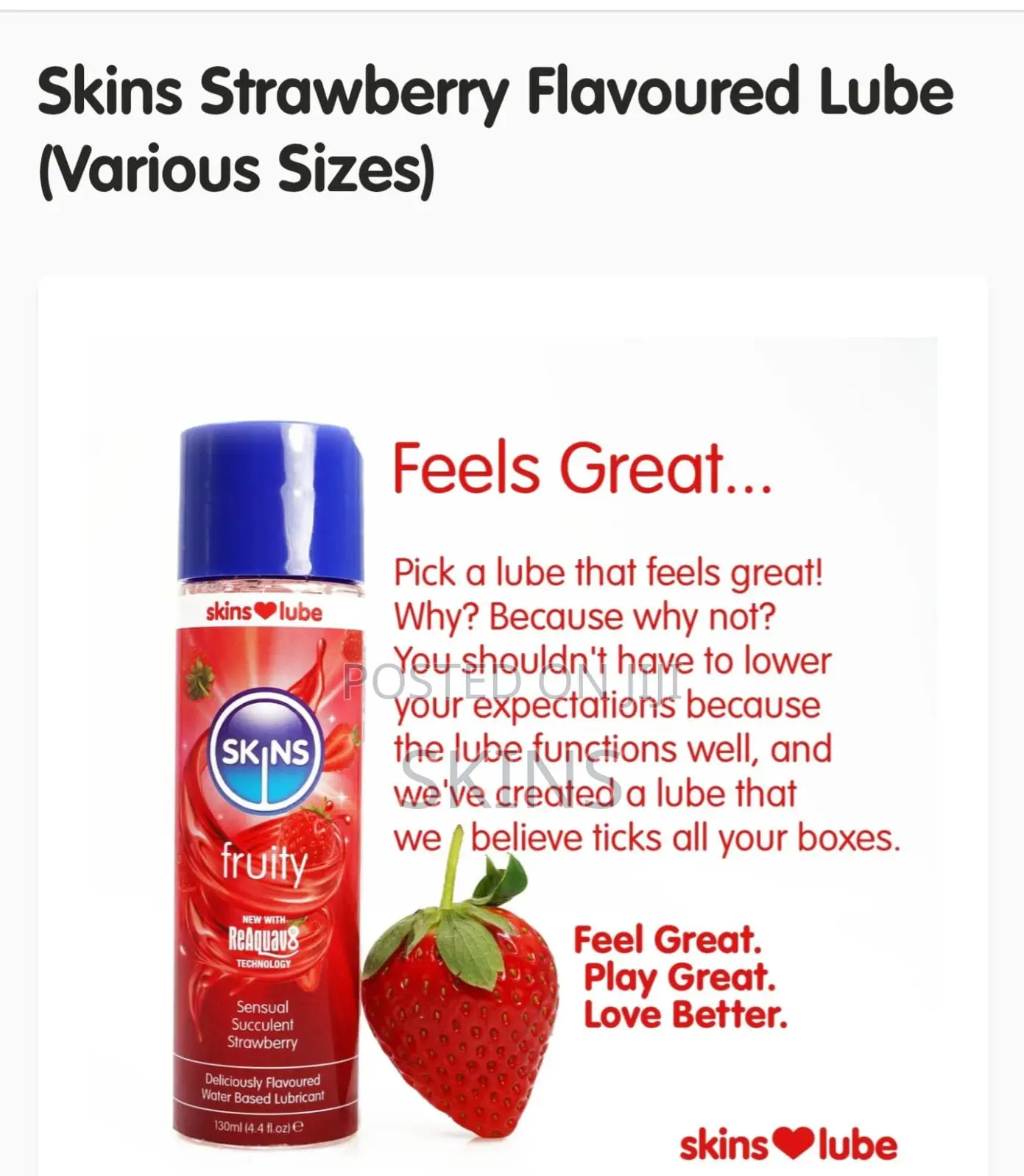 Aqua Natural Lubricant