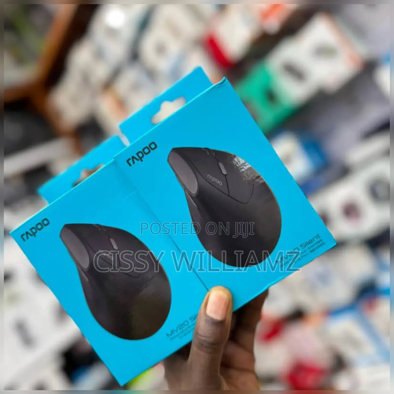 Rapoo Mv20 Ergonomic Wireless Silent Mouse
