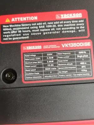 Super Silent Gasoline Generator 3.5kva
