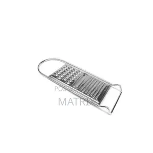 6pc Kitchen Knife Set With Chopping Board +Grater- Silver