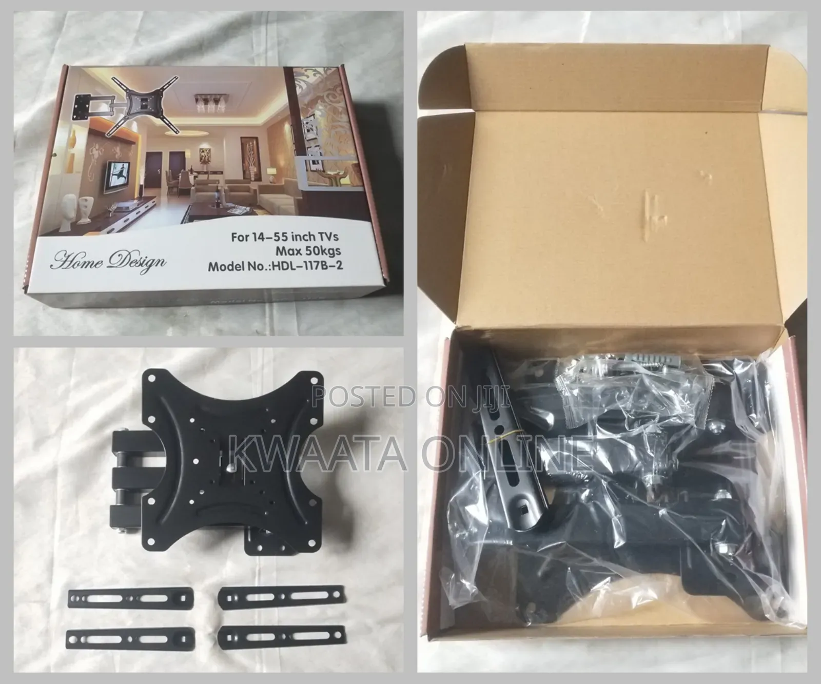 Universal Wall Bracket Mount Full Motion Swivel 14"-55"