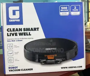 Geepas Smart Robot Wet Dry Vacuum Cleaner, 2yrs Warranty