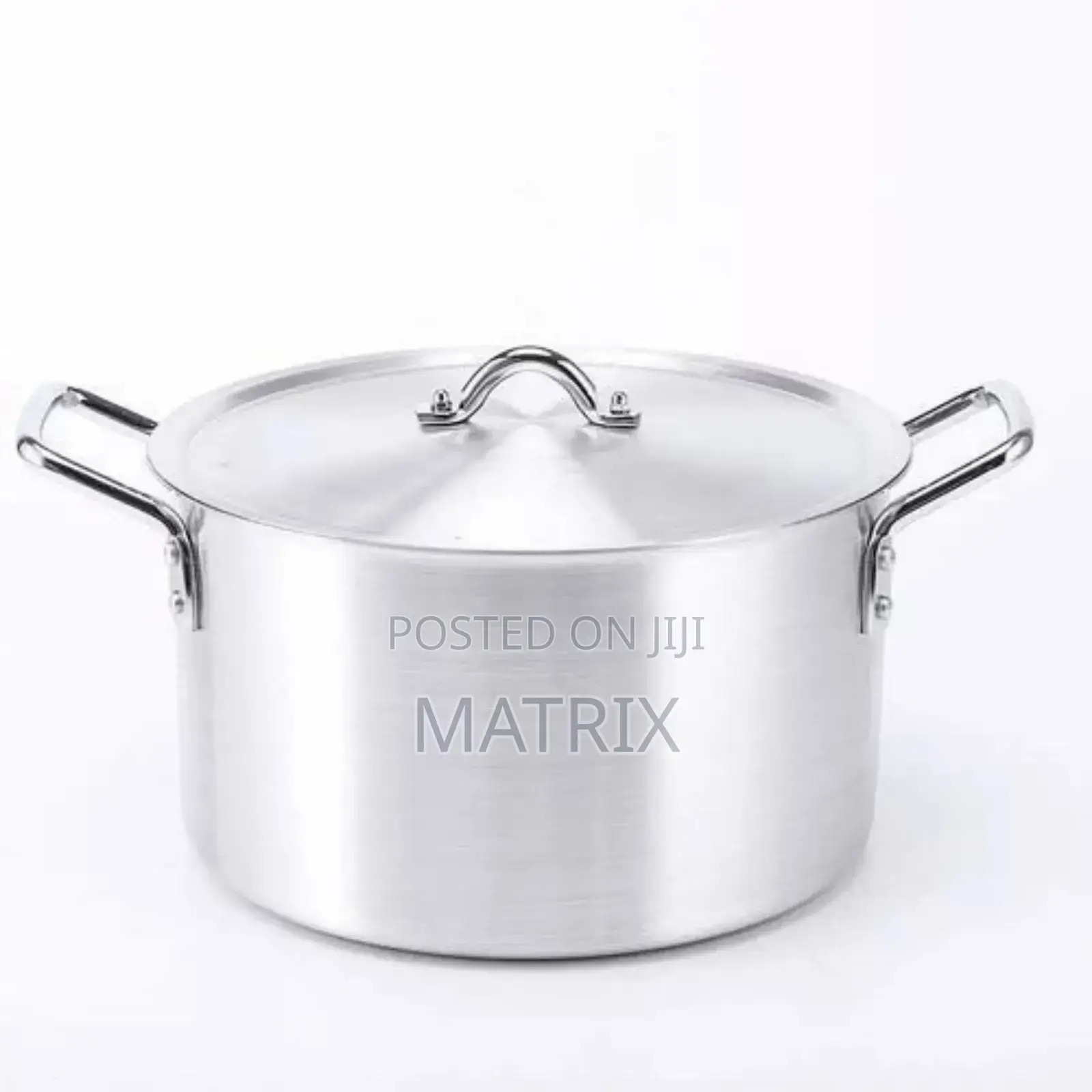 Aluminium Cooking Pots/Saucepan Set, 7pcs-Silver
