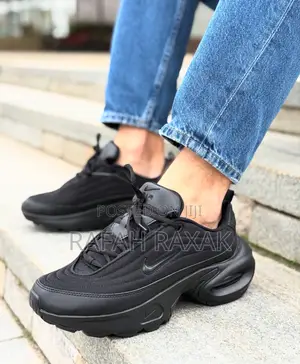 Original Triple Black Nike Air Max Portal Sneakers