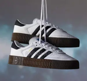 Original Unisex White Double Sole Adidas Samba Sneakers