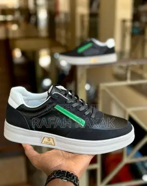 Men’S Black/White Diesel Smart Casual Low Shoes