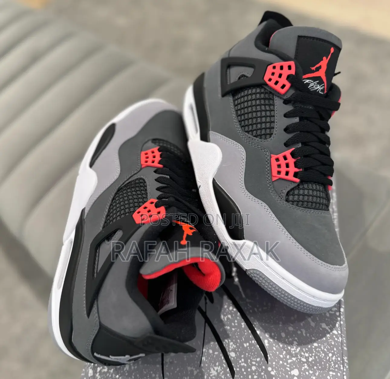 Original Air Jordan 4 Retro “Infrared” Sneakers