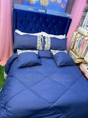 6x6 6pc Laced Duvet With 1bedsheet, 2pillowcases 2 Cushions