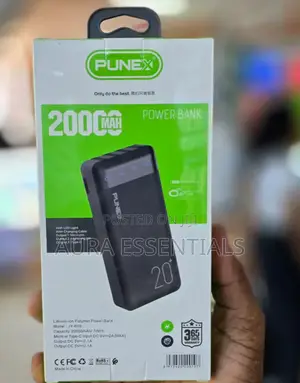 Punex 20000mah Digital Fast Charging Power Bank