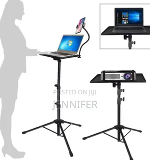 Portable Tripod Stand for Use With Laptops and Projectors