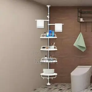 Adjustable Multi Corner Bathroom Organizer Storage Rack