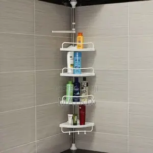 Adjustable Multi Corner Bathroom Organizer Storage Rack