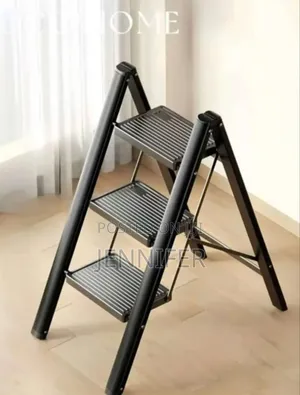 Portable Steel 3-Step Folding Ladder
