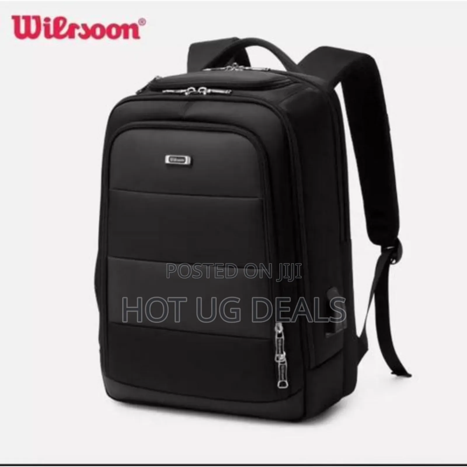 Wirlsoon Laptop Backpack Bag  - Black