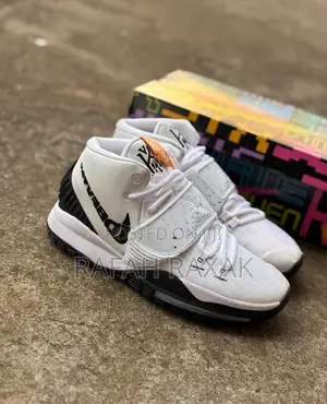 Original White/Black Nike Kyrie 6 Oreo Basketball Sneakers