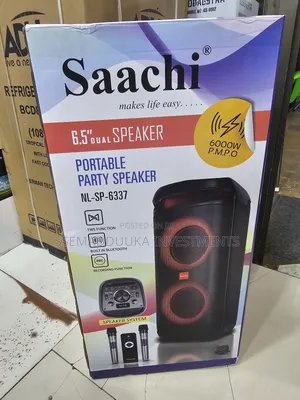 Saachi Rechagable Portable Party Speaker