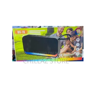 A Bs Portable Bluetooth Speaker.