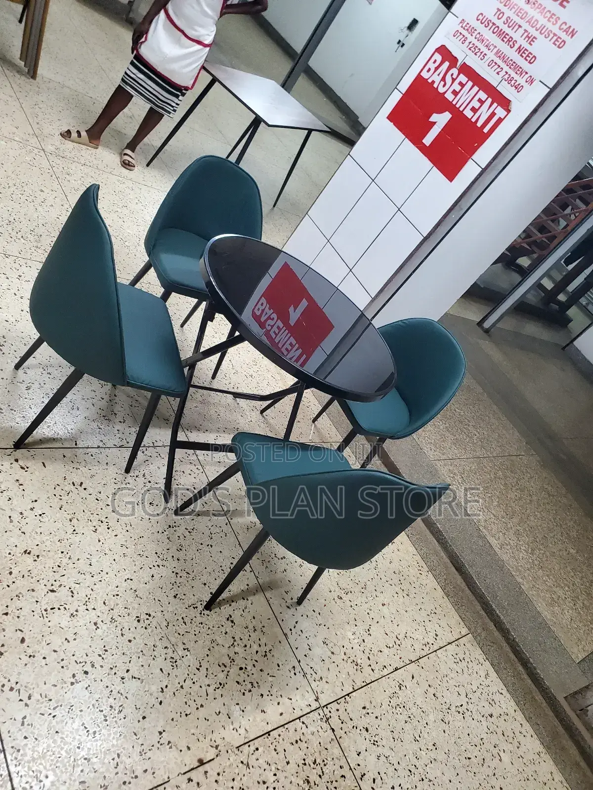 Executive Dining Chairs and Foldable Table