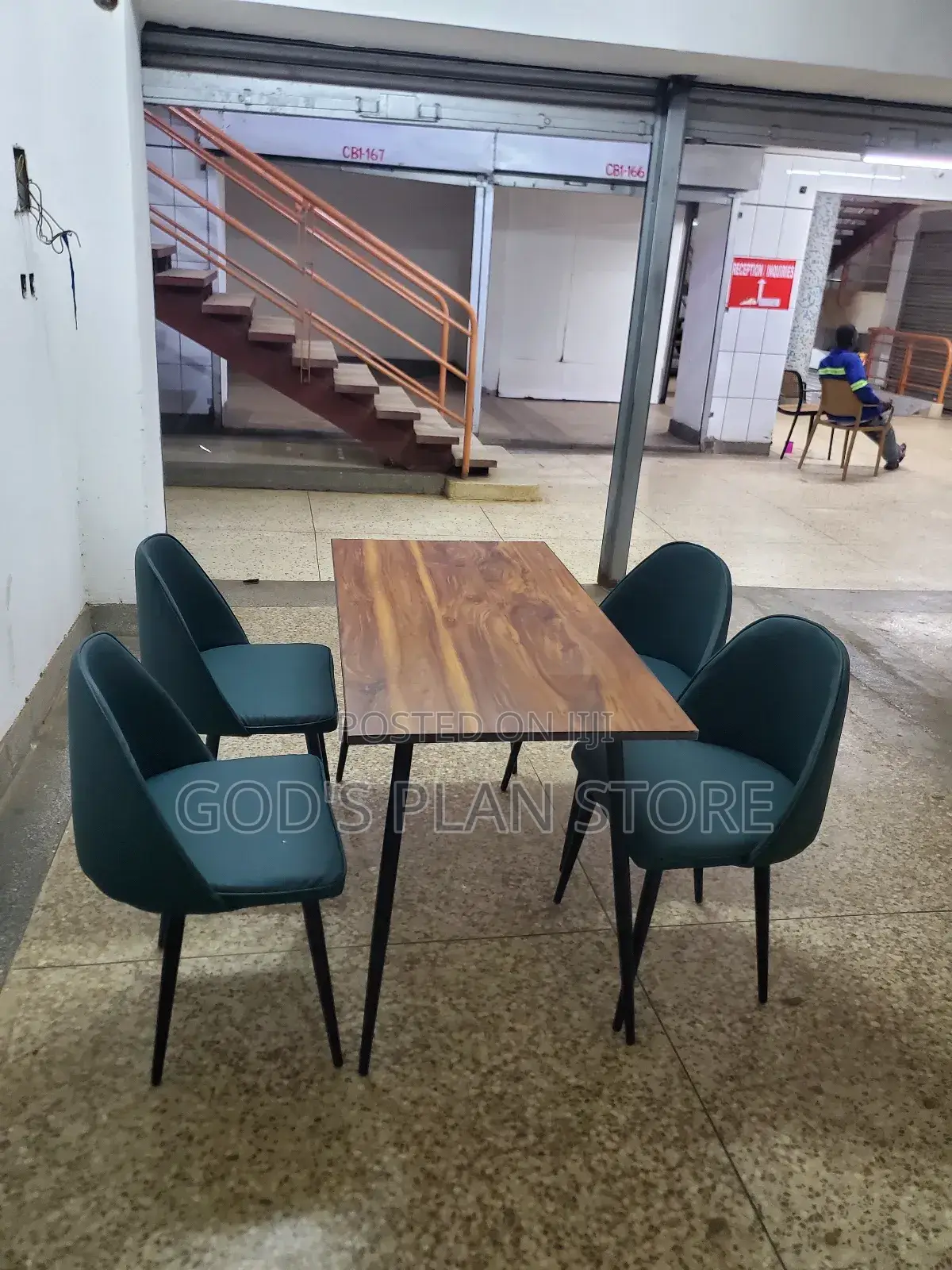 Rectangular Wooden Dining Table and Chairs