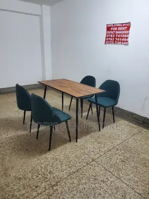 Rectangular Wooden Dining Table and Chairs