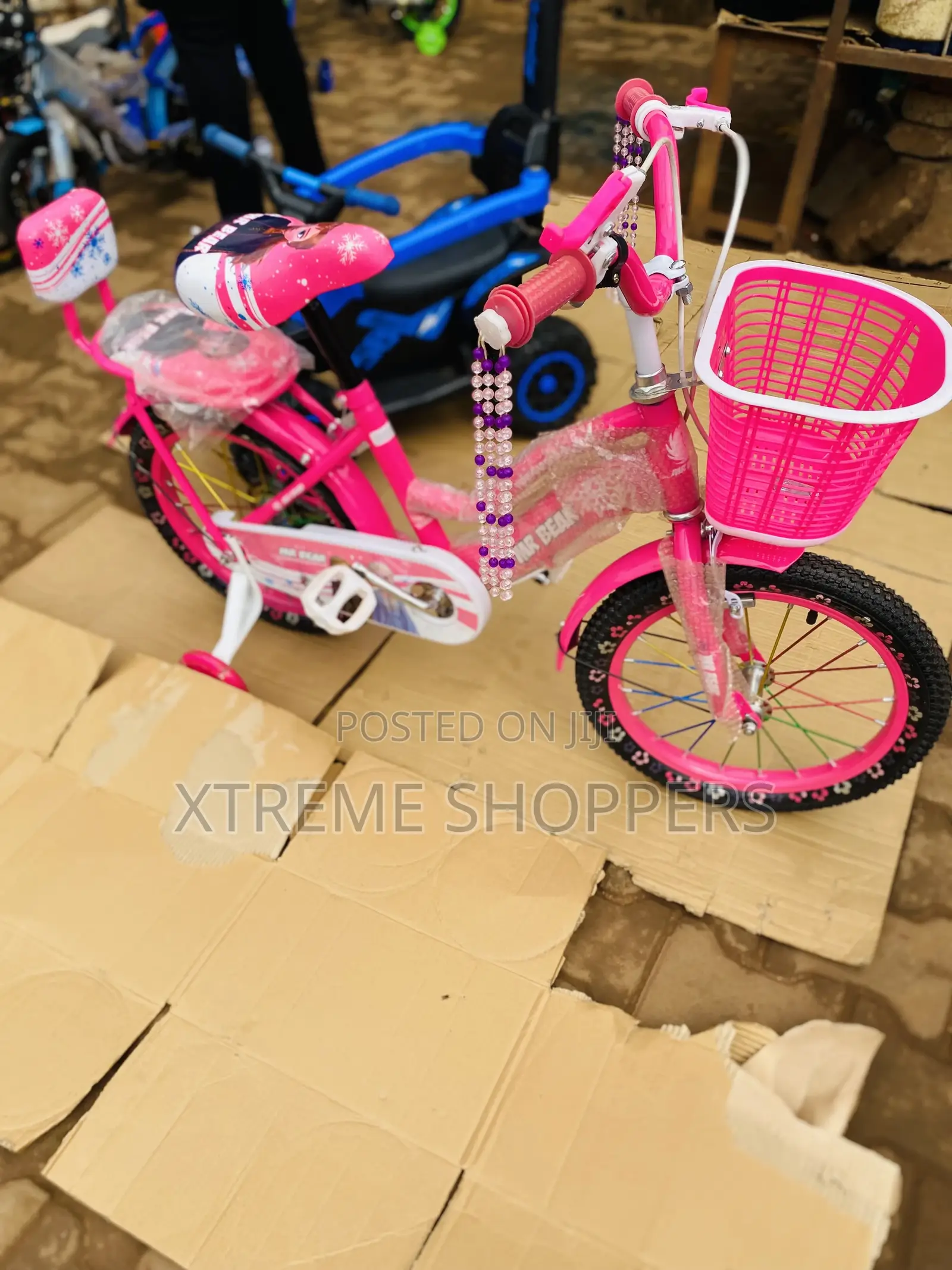 Mr Bear / Pink / Bicycle / Bike 16”