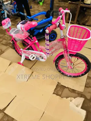 Mr Bear / Pink / Bicycle / Bike 16”