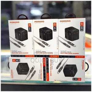 Porodo 25w Universal Travel Multi Port Quick Charger