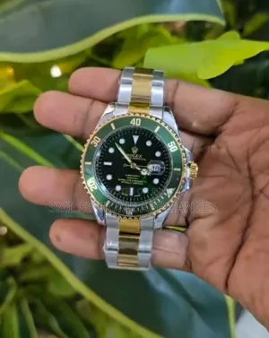 Green Face Men's Original Rolex Wrist Time Piece