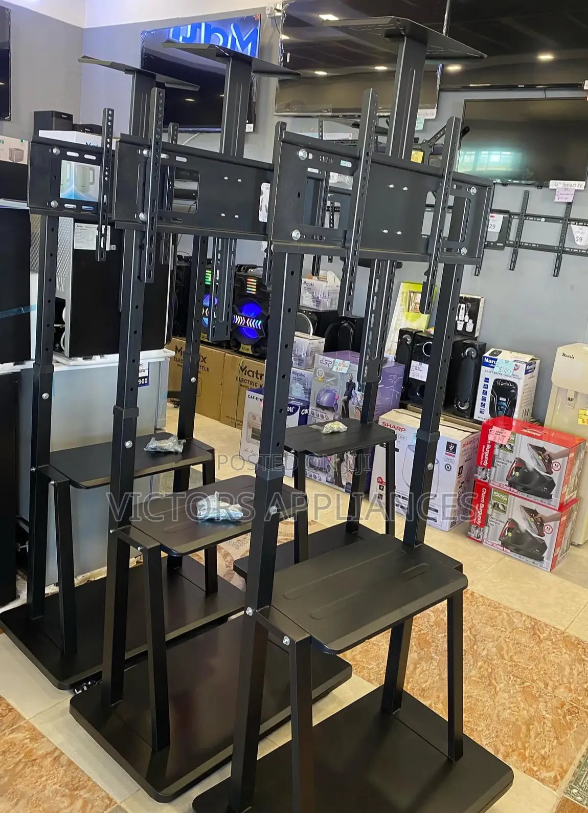 High Quality Mobile Tv Stand Trolley