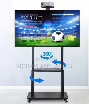 Mobile Tv Stand Trolley for 32”-75” for Home Outdoor