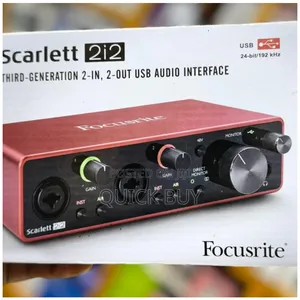 Focusrite Scarlett 2i2 2rd Gen Usb Audio Interface.