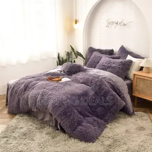 5x6 Shaggy Duvet Set With Bedsheet 2pillowcases 2 Cushions