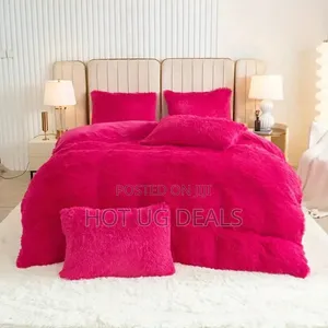 5x6 Shaggy Duvet Set With Bedsheet 2pillowcases 2 Cushions