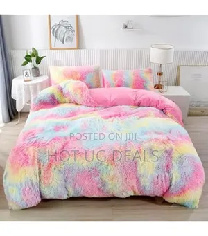 6x6 Shaggy Duvet Set With Bedsheet 2pillowcases 2 Cushions