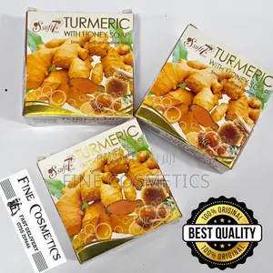 3pcs, S Soft7 Turmeric Luxurious Soap With Honey, K Brothers