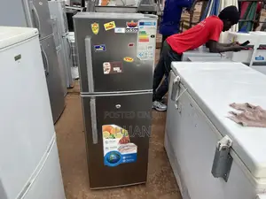 Grey Adh Free Standing Fridge