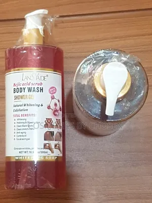 Body Wash (Shower Gel) Natural Whitening Exloliation