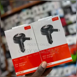 Moxom 60w Mushroom Car Charger 3 Ports Car Charger