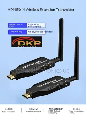 50m Wireless Hdmi Transmitter and Receiver Connection