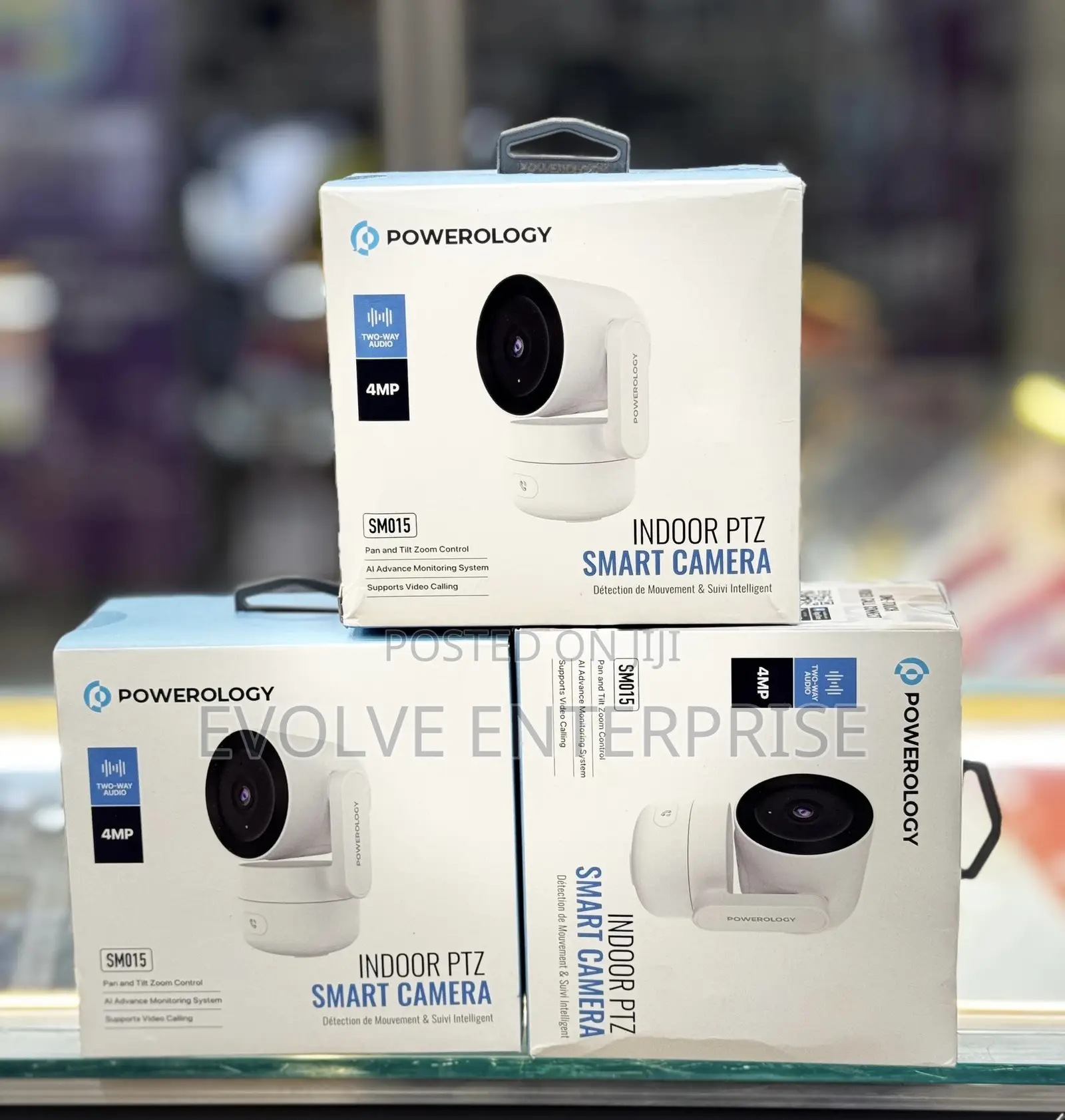 Powerology Indoor PTZ Smart Camera - White