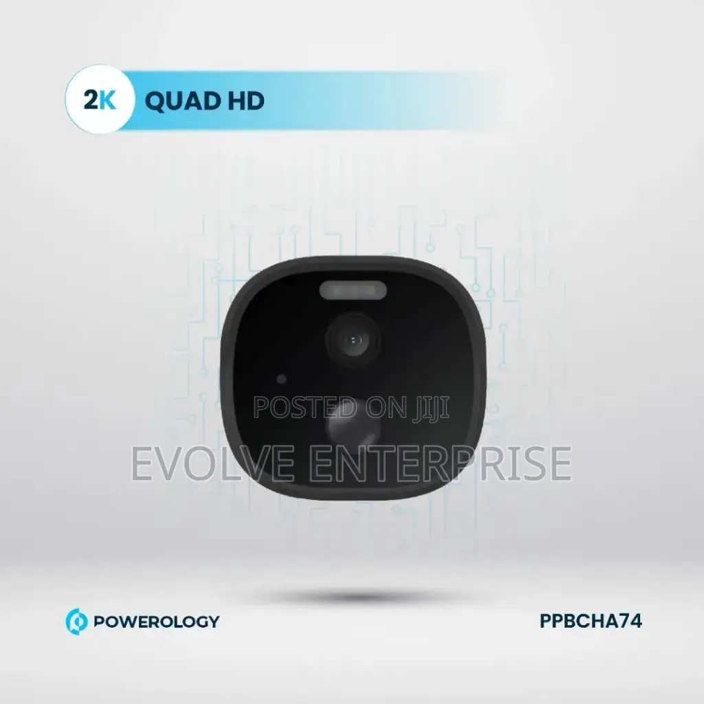 Powerology Built-in Solar Outdoor Camera