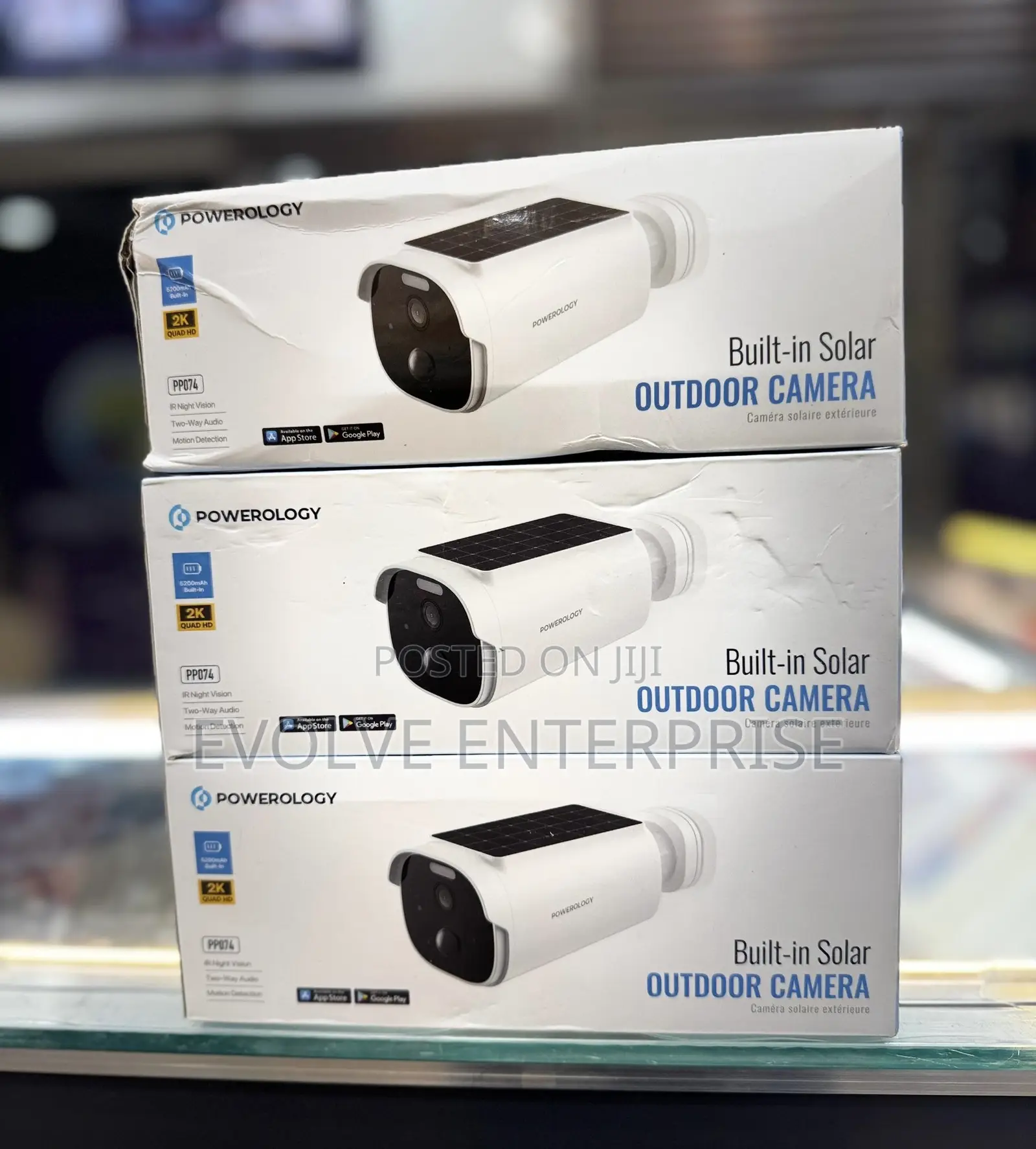 Powerology Built-in Solar Outdoor Camera