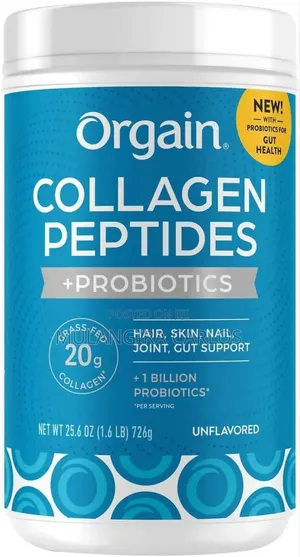 Orgain Collagen Peptides, Plus Probiotics. Suppliment