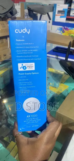 Cudy Ax3000 Ceiling Mount Wi-Fi -6 Accesspoint