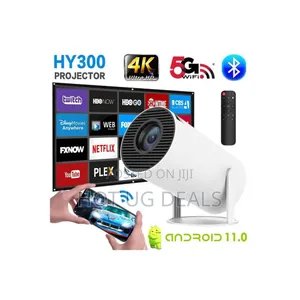 Smart Wireless Projector With Android Tv Wifi Bluetooth 4k