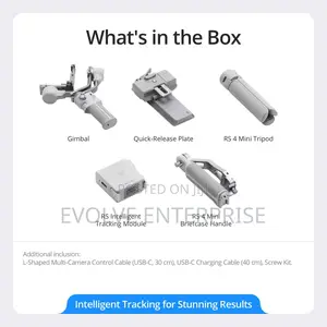 Dji Rs 4 Mini Combo, Gimbal Stabilizer for Cameras