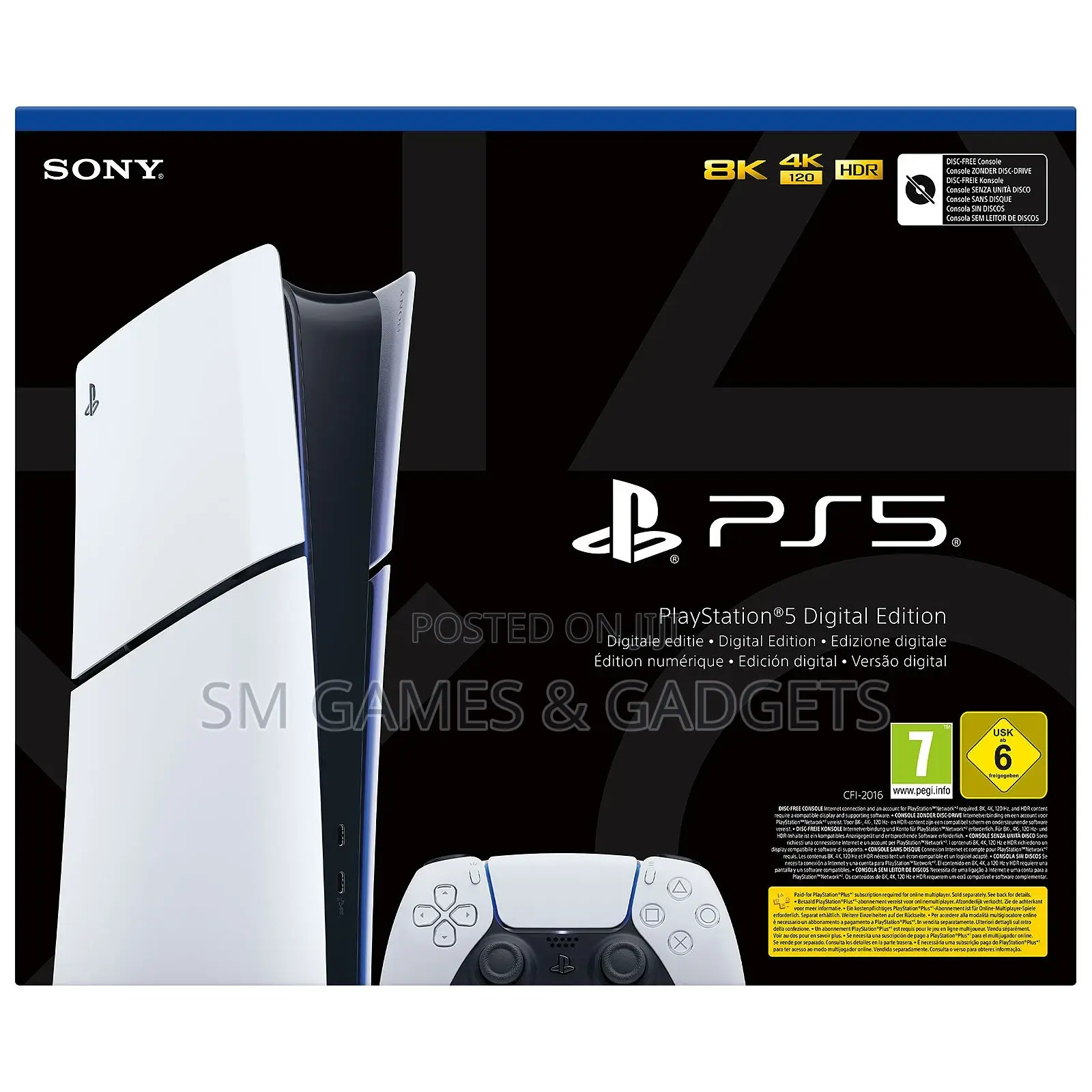 Playstation 5 Ps5 Console (Slim) Digital Edition